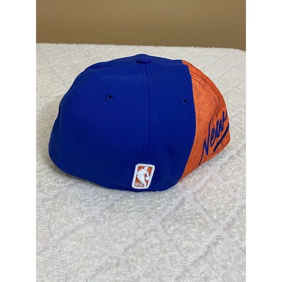 New Era 59Fifty New York Knicks Embroidered Orange/Blue Fitted Hat Size 7 1/2 - Picture 10 of 16